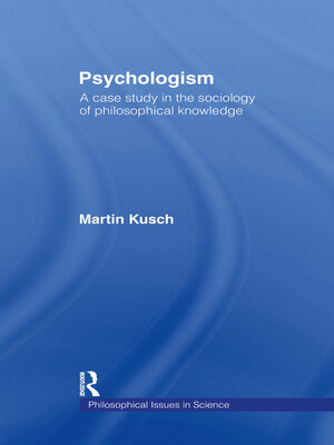 cover image of Psychologism